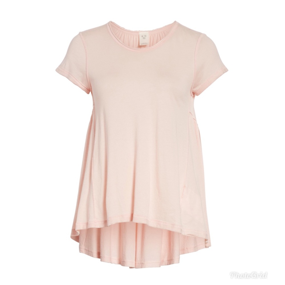 Free People It's Yours Tee In Pink Size XS